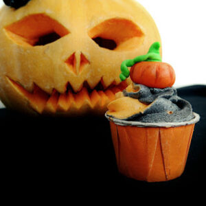 Halloweennnn: Cupcakes de Calabaza!!